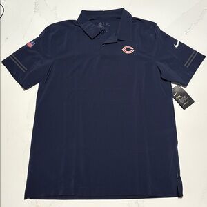 Nike Golf Chicago Bears Navy Sideline Coaches Dri-FIT® Polo, size Large